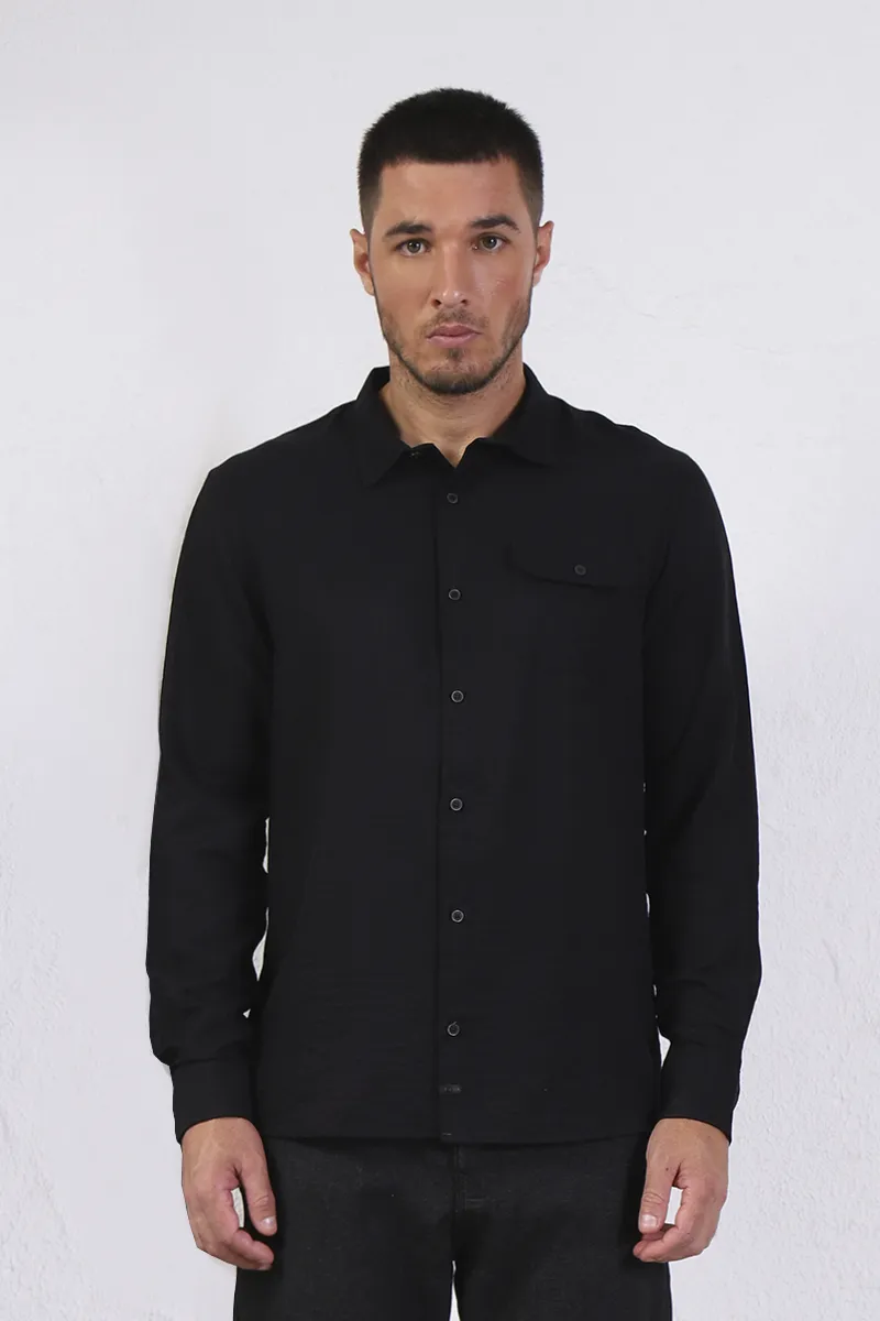 Camisa de Botão Manga Longa | SAKA CS32333 - Sakapraia