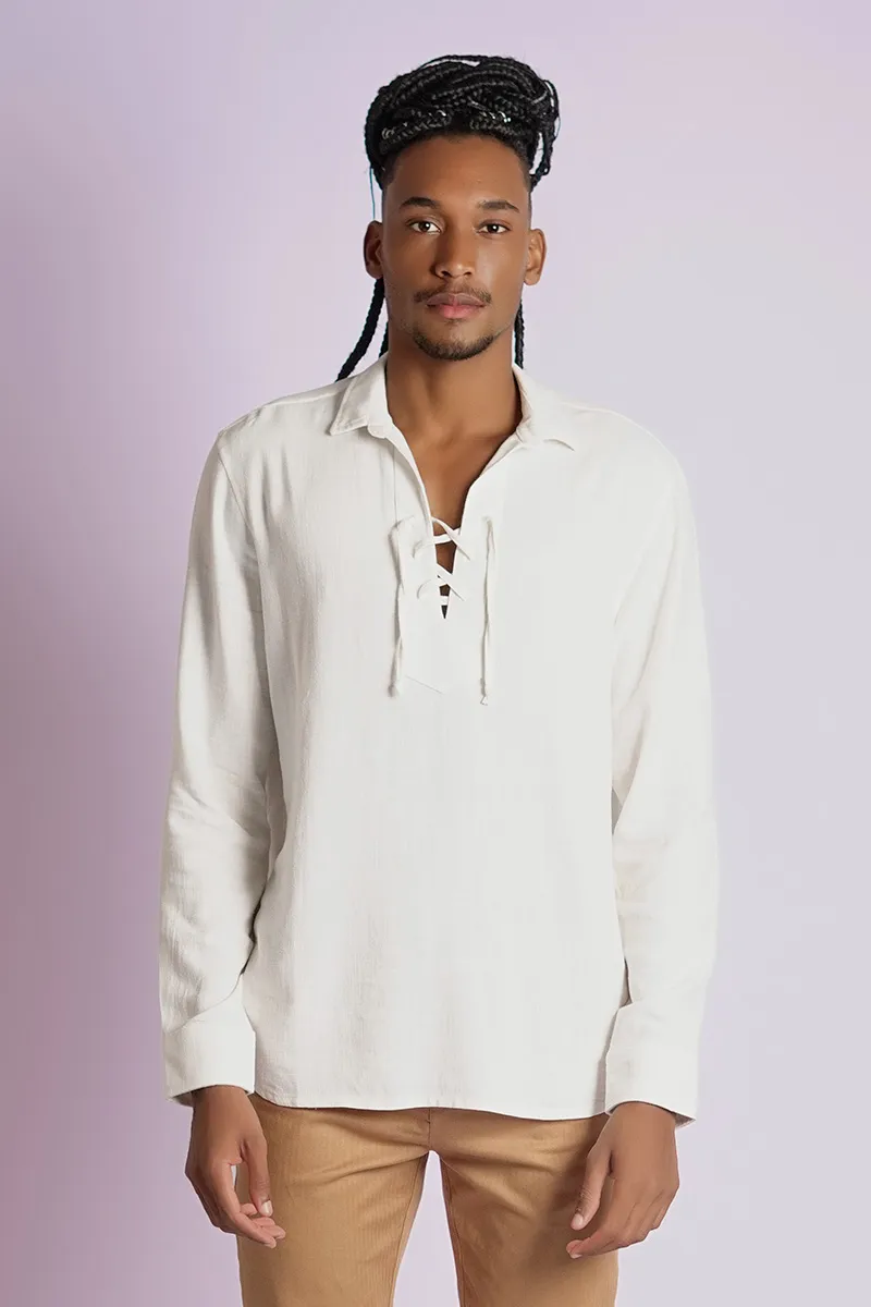 Camisa de Linho Manga Longa Saka CS32418 - Sakapraia